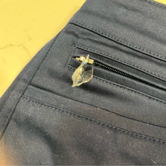 Ralph Lauren Navy Straight Leg Trousers 12 - Picture 8 of 14